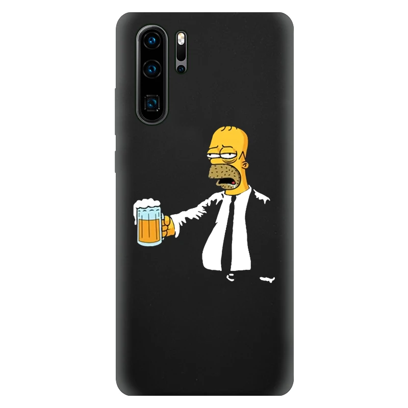 Чехол Homer J. Simpson для huawei P20 P10 P30 Pro Lite Plus, мягкий желтый чехол, Барт Симпсон - Цвет: Color10