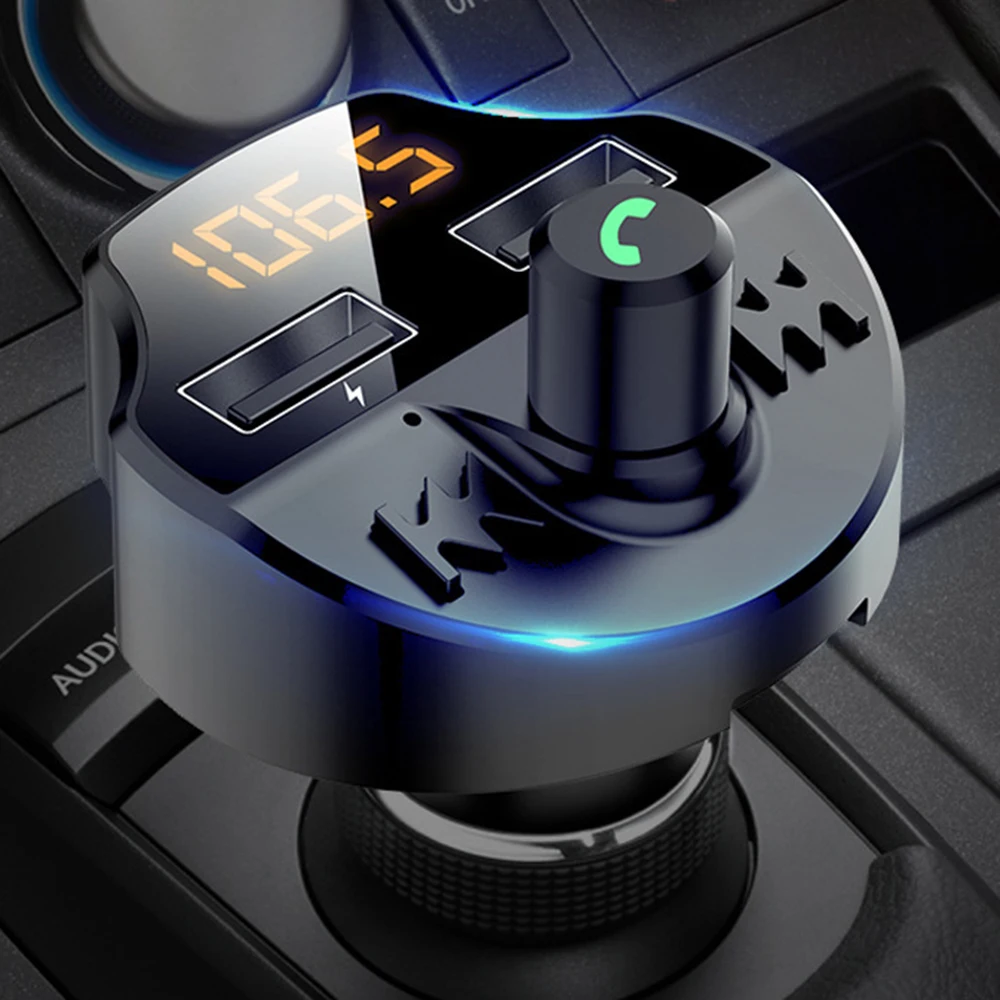 Авто Набор беспроводной связи по стандарту Bluetooth FM передатчик MP3 Bluetooth FM передатчик Автомобильный MP3-плеер