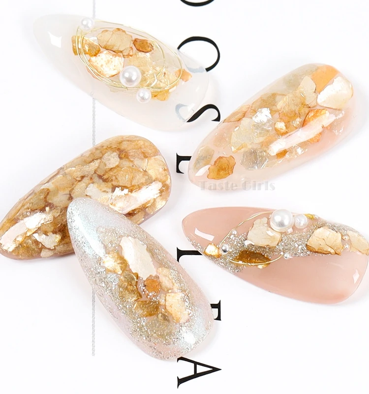 CCINEE Lot de 3 paquets de flocons de feuille d'or de 9 g pour résine