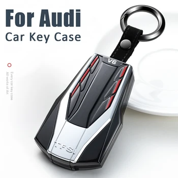 

Car Key fob Cover ABS Case For Audi A1 A2 A3 A4 A5 A6 A7 A8 A4L B9 Q5 Q7 TT A6L QT S5 S7 8S S4 fob 3 Buttons Remote Protect