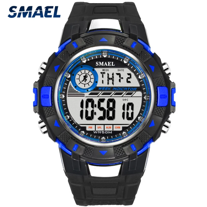 SMAEL часы мужские брендовые военные армейские LED Relojes Hombre Топ Роскошные Цифровые