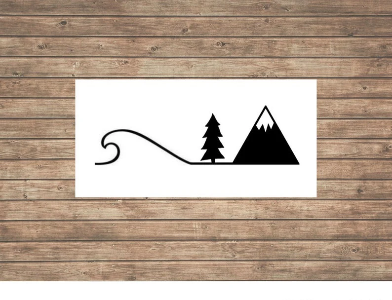 New Design The Moon And Tree Car Assessoires Fashion Cartoon Sticker Window Decoration Personality Vinyl Decals | Автомобили и