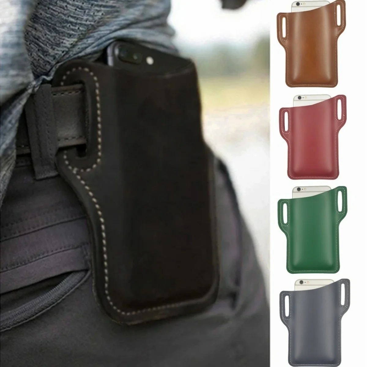 leather iphone holster