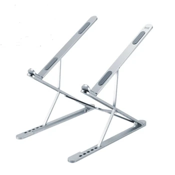 

Portable Adjustable Aluminum Laptop Stand Double-Layer Foldable Notebook Holder Desk Laptop Stand For Notebook