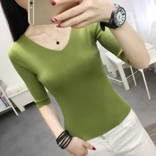 № 3 в 12075(4 5) фильм 169 свитер Половина рукава вязанная Верхняя одежда без подкладки для женщин культивировать мораль 22