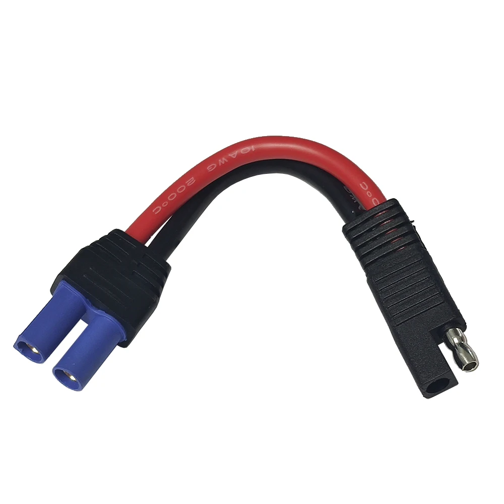 Кабель JKM 10 AWG из мягкого силикона SAE к разъему EC5 шнур питания для автомобиля 0 15 м