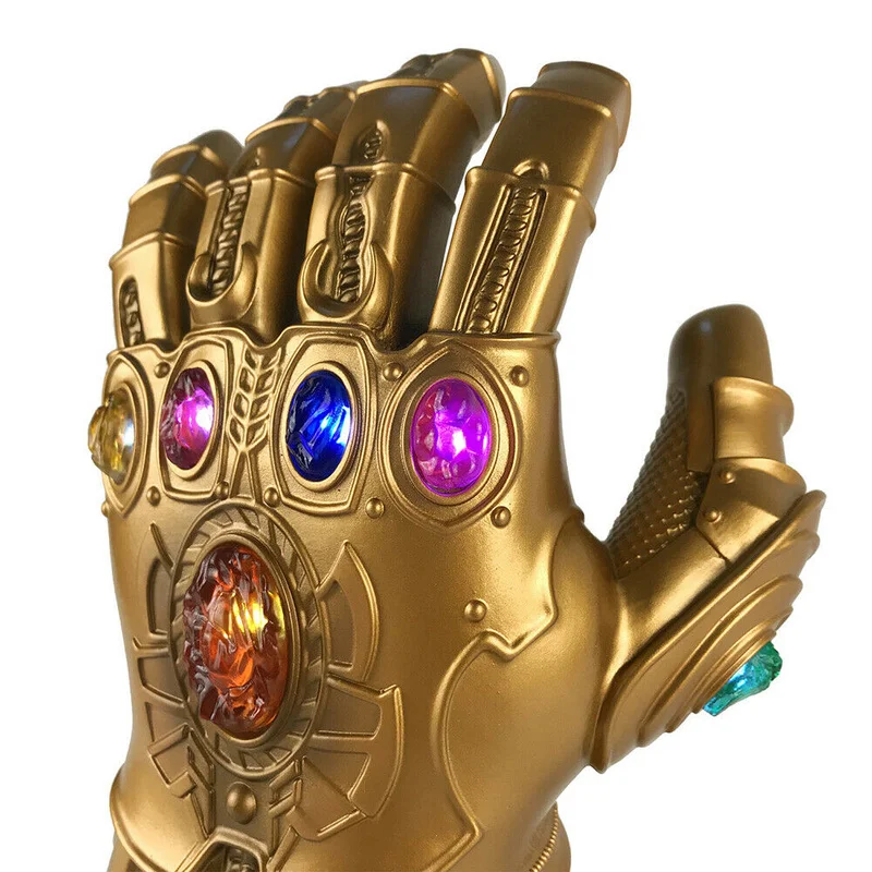 Avenge 3 Infinity War Gauntlet светодиодный перчатки Таноса вечерние украшения для косплея