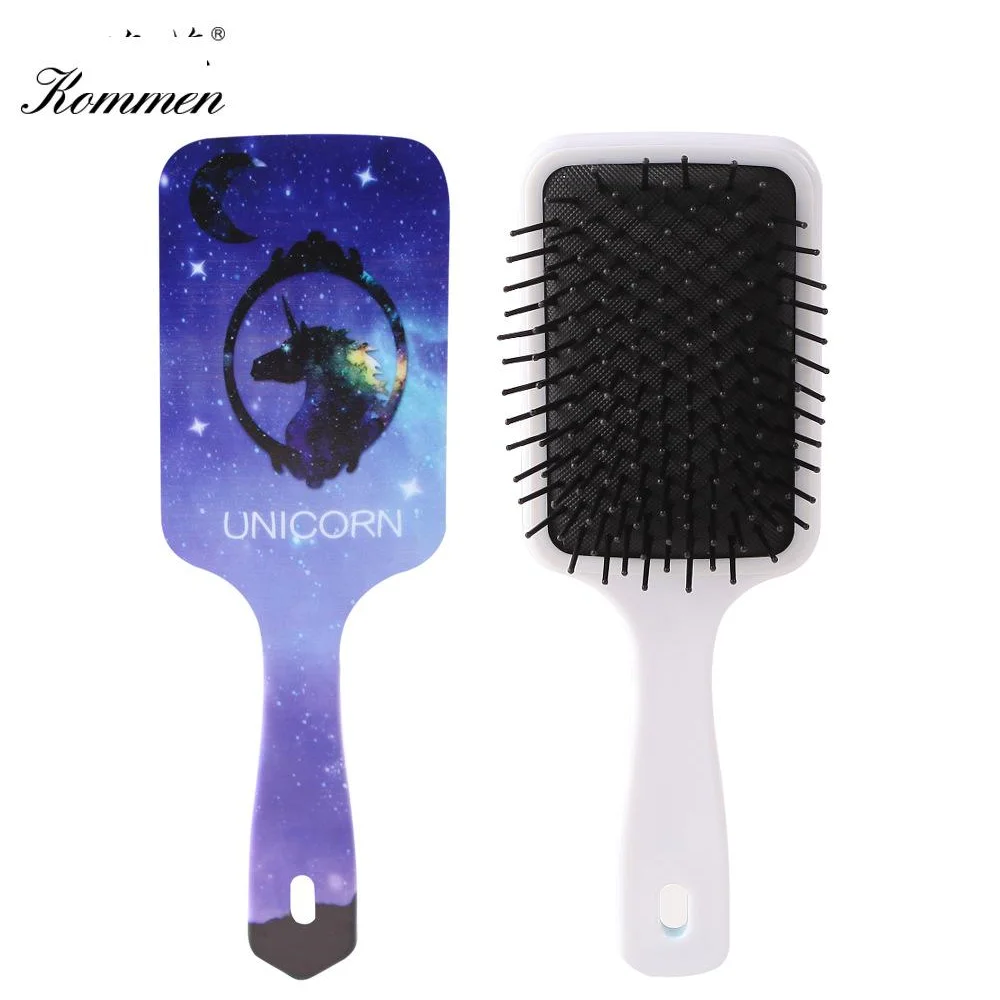 Единорог серии квадратная большая доска Подушка Расческа Мечтательный цвет анти