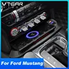 Vtear Car QI Wireless Charger For Ford Mustang Accessories 2016-2021 Interior Modification 15W Fast Phone Charging Plate 1