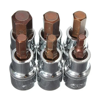 

6PCS 1/2 12mm Hexagonal Socket Wrench Screwdriver Socket Multi-Function Hand Tools Drill Bit Hand Tool Socket Hand Tool