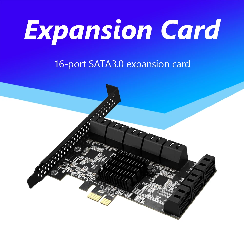 SATA PCIE 1X адаптер 6/10/16 портов X4 X8 X16 к 3 0 6 Гбит/с скоростная Плата расширения PCI Express III