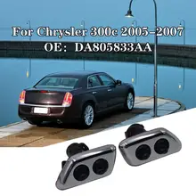 Фара омывателя носик форсунки ABS распылитель OE DA805833AA для Chrysler 300c 2005-2007 разбрызгиватель фар#1025