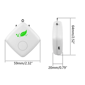 

Mini Wearable Air Purifier Necklace Smoke Eliminator for Car USB Charging Bedroom Travel Air Cleaner