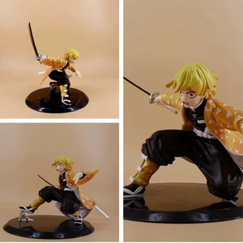 

Hot Anime Demon Slayer: Kimetsu No Yaiba Action Figure Agatsuma Zenitsu Anime Model Figure Collection Figurine Toys Gifys 15cm