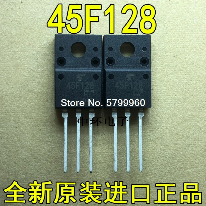 10pcs/lot 45F128 TO-220F transistor | Электронные компоненты и принадлежности