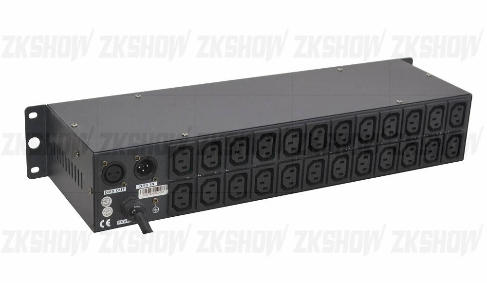 24CH DMX Power Switch Pack for Stage Show Event Lighting Hire CE UL DJ Disco Party Nightclub Wedding Festival Equipment Rental
