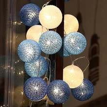 DIY Сказочный свет атмосферная лампа светодиодный светильник ватным тампоном прочный практичный рождественские принадлежности для вечеринки декор светящаяся гирлянда