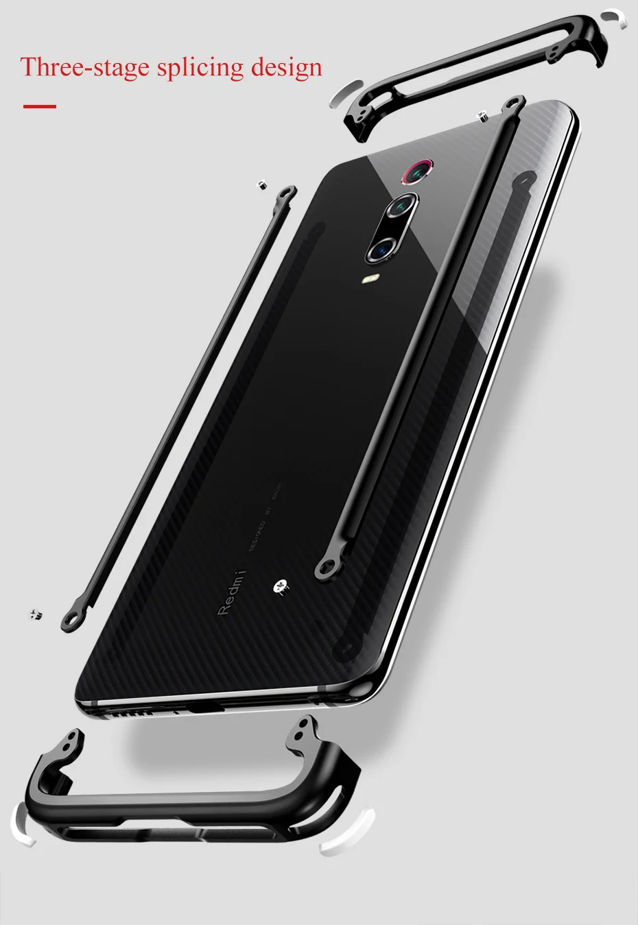 Металлический чехол с подушкой безопасности для Redmi Note 7 Redmi K20, персональный металлический бампер, чехол для Redmi Note 7 Pro K20 Pro, чехол для телефона