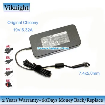 

Genine adapter Chicony A15-120P1A ac Power supply Adapter 19v 6.32A 120W 7.4x5.0mm No Pin Laptop Adapters