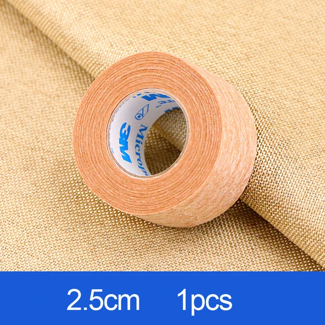Wholesale 3M Micropore Surgical Tape Thin and Soft Best Quality Tape for Eyelash Extensions Tools Gentel On Skin 1pc 2.5cm