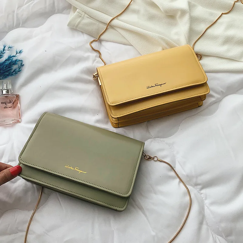 

2018 Autumn And Winter New Style WOMEN'S Bag Korean-style Women's Crossbody Bag Mini Square Sling Bag Evening Bag Chain WOMEN'S