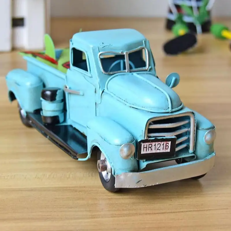 vintage blue truck toy