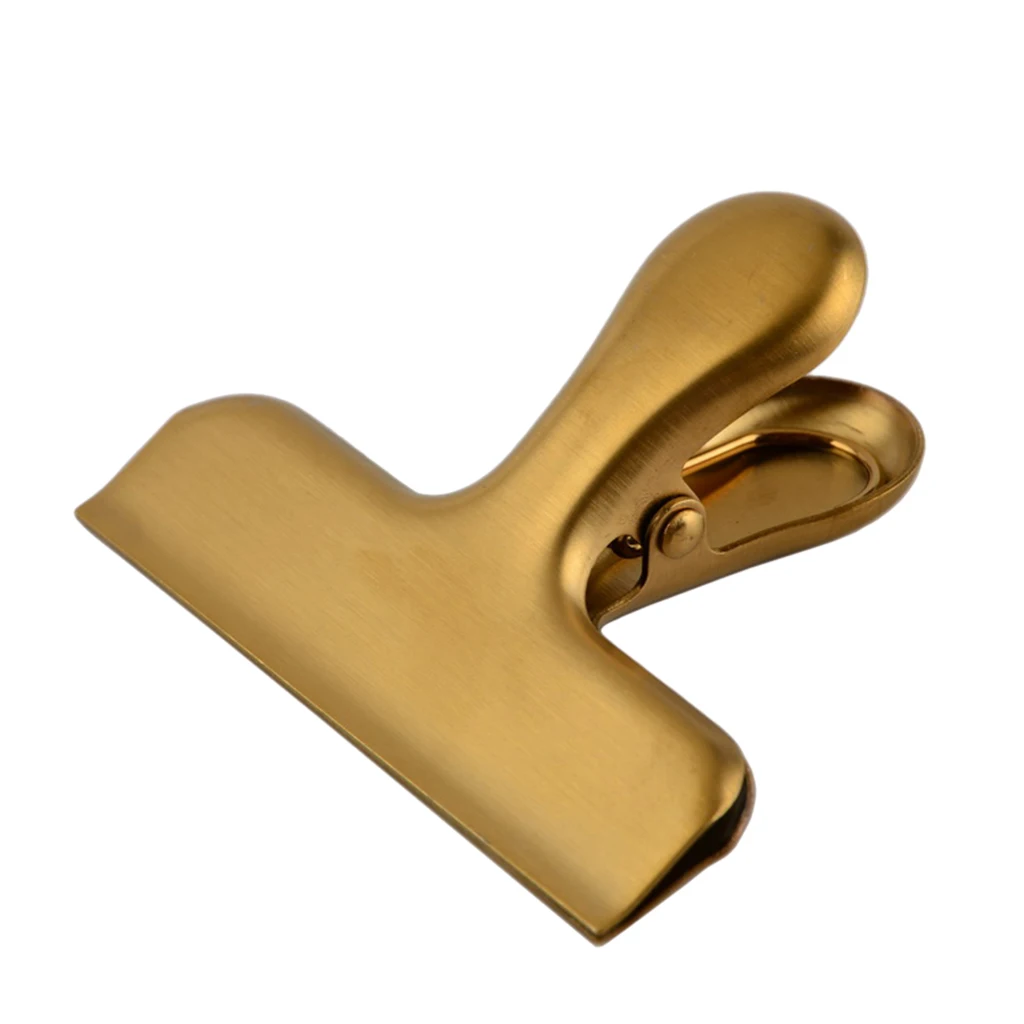 Chip Bag Clips - 3 Inch Wide Stainless Steel Heavy-duty Chip Clips, All-Purpose Air Tight Seal Grip Clips for Kitchen Office