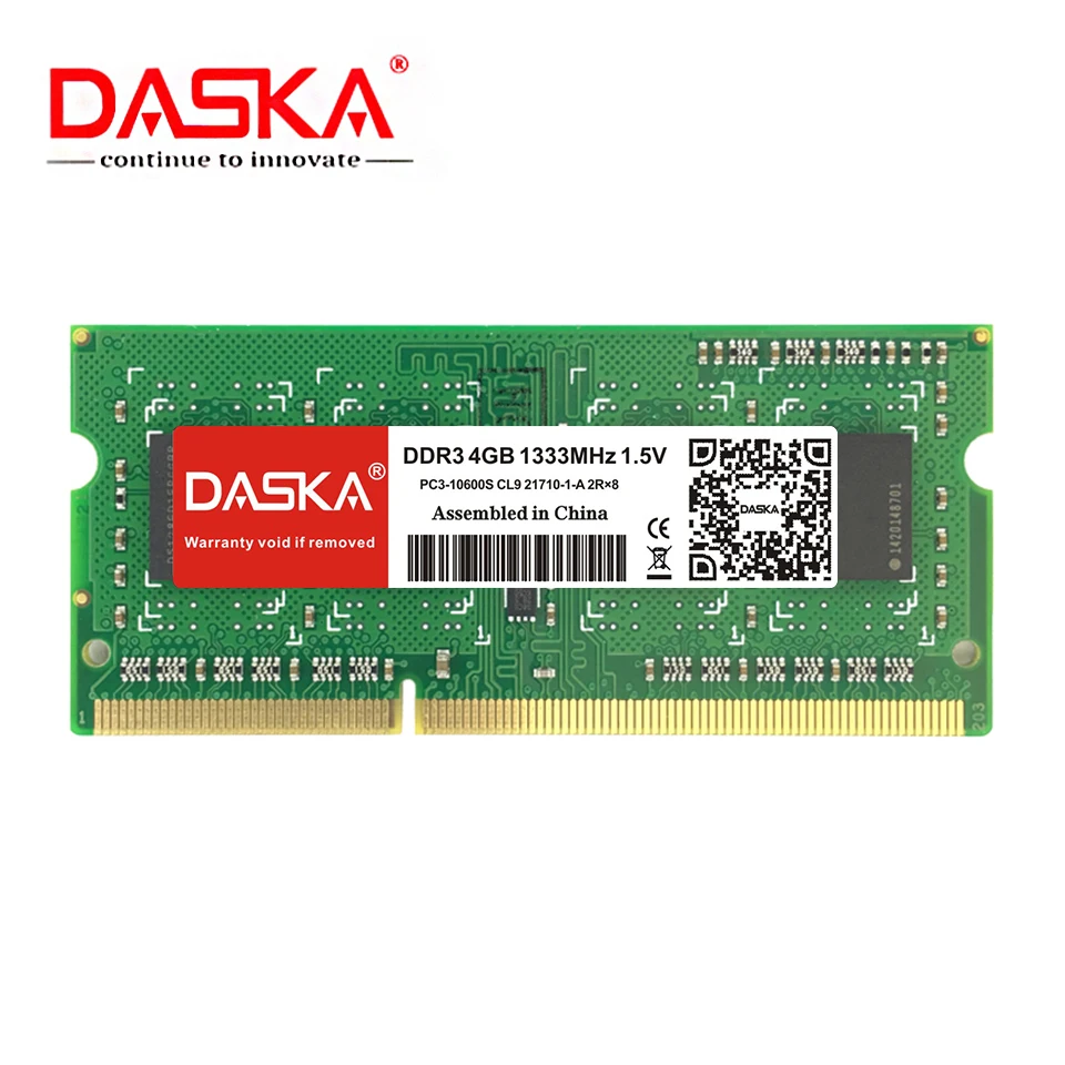 DASKA ноутбук ram DDR3 2GB 4GB 8GB 1600/1333 MHz SO-DIMM DDR 3 память ноутбука 204pin 1,35 V-1,5 V пожизненная Гарантия DASKA ноутбук ram DDR3 2GB 4GB 8GB 1600/1333 MHz SO-DIMM DDR 3 память ноутбука 204pin 1,35 V-1,5 V пожизненная Гарантия