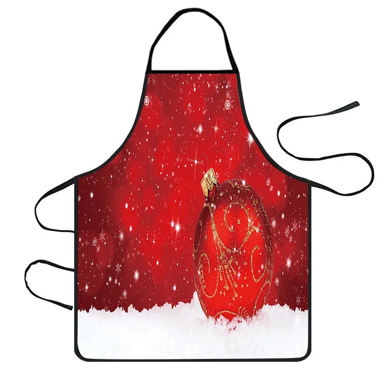

Christmas Decoration Waterproof Apron Kitchen Aprons Dinner Party Apron Christmas Gift