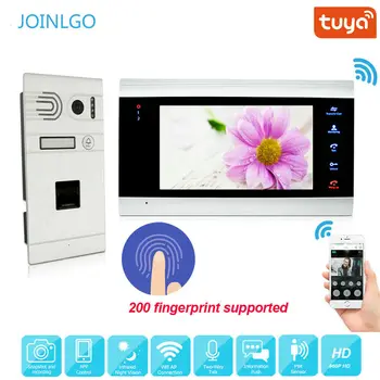 

Remote Unlock WiFi IP Fingerprint Video Door Phone 960P HD Video Intercom System