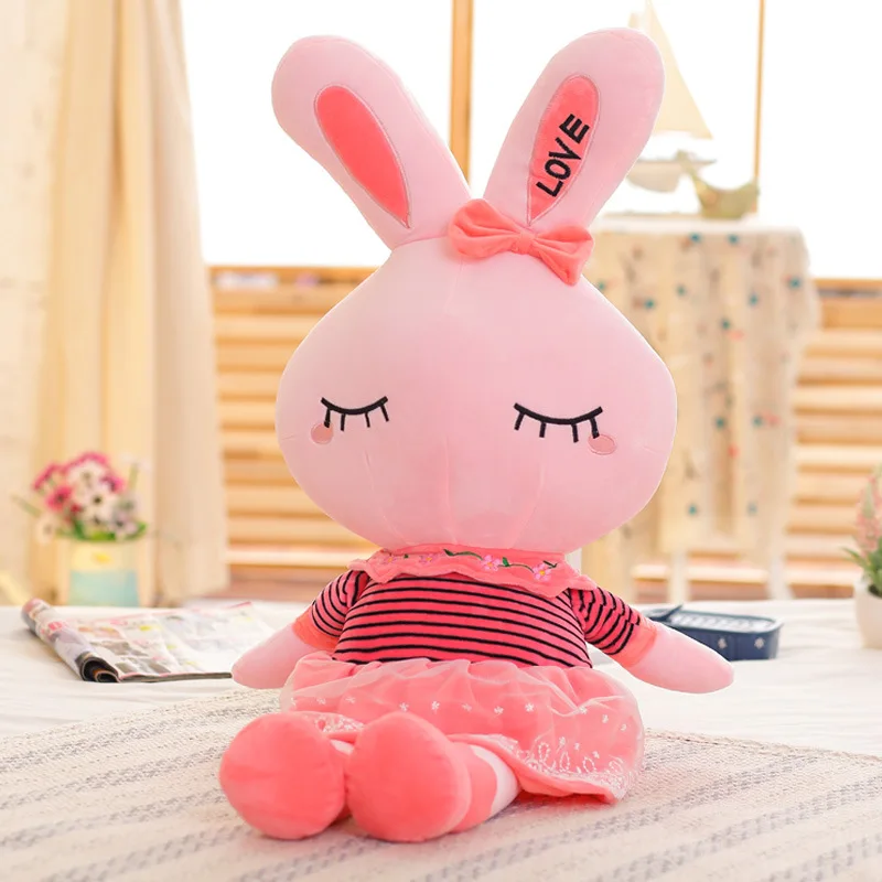 Милый кролик игрушка антистресс. Кролик в юбке игрушка. Мягкая игрушка кролик в розовом платье. Lovely Rabbit игрушка. Застенчивый кролик