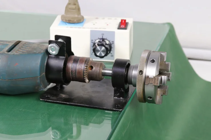 Hand drill to turn lathe chuck 50/65/80mm rotating wood material bracket connecting rod wrench