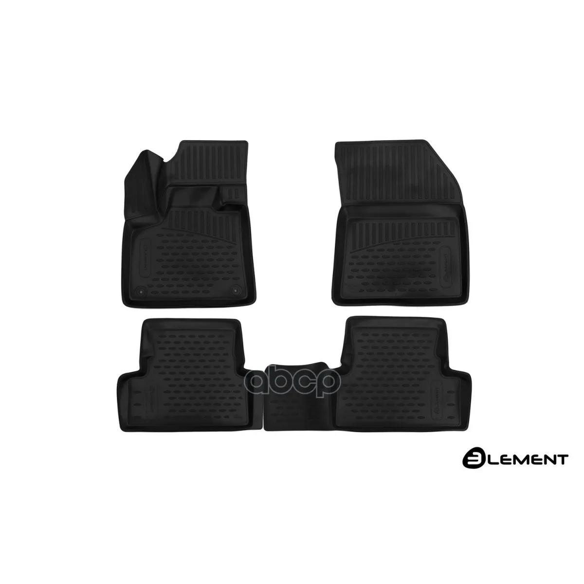 Коврики 3d В Салон Peugeot 3008,-, Suv, 4 Шт.(Полиуретан) ELEMENT арт. ELEMENT3D3835210k