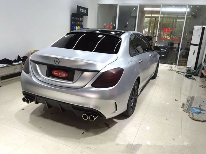 Silver Matt Metallic Vinyl Wrap Sticker-3