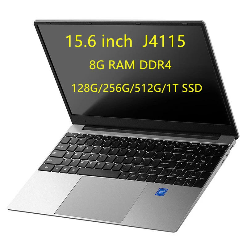 15 6 Laptop 8g Ram Ddr4 1tb 512g 256g 128g Ssd Gaming Laptop Ultrabook Intel Celeron J4115 Quad Core Win10 Os Notebook Computer Laptops Aliexpress