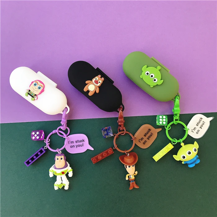 

Cute Cartoon Silicone Case for Huawei FreeBuds for Honor Flypods Lite Youth Version Earphone Protect Cover Decor Keyring Gift