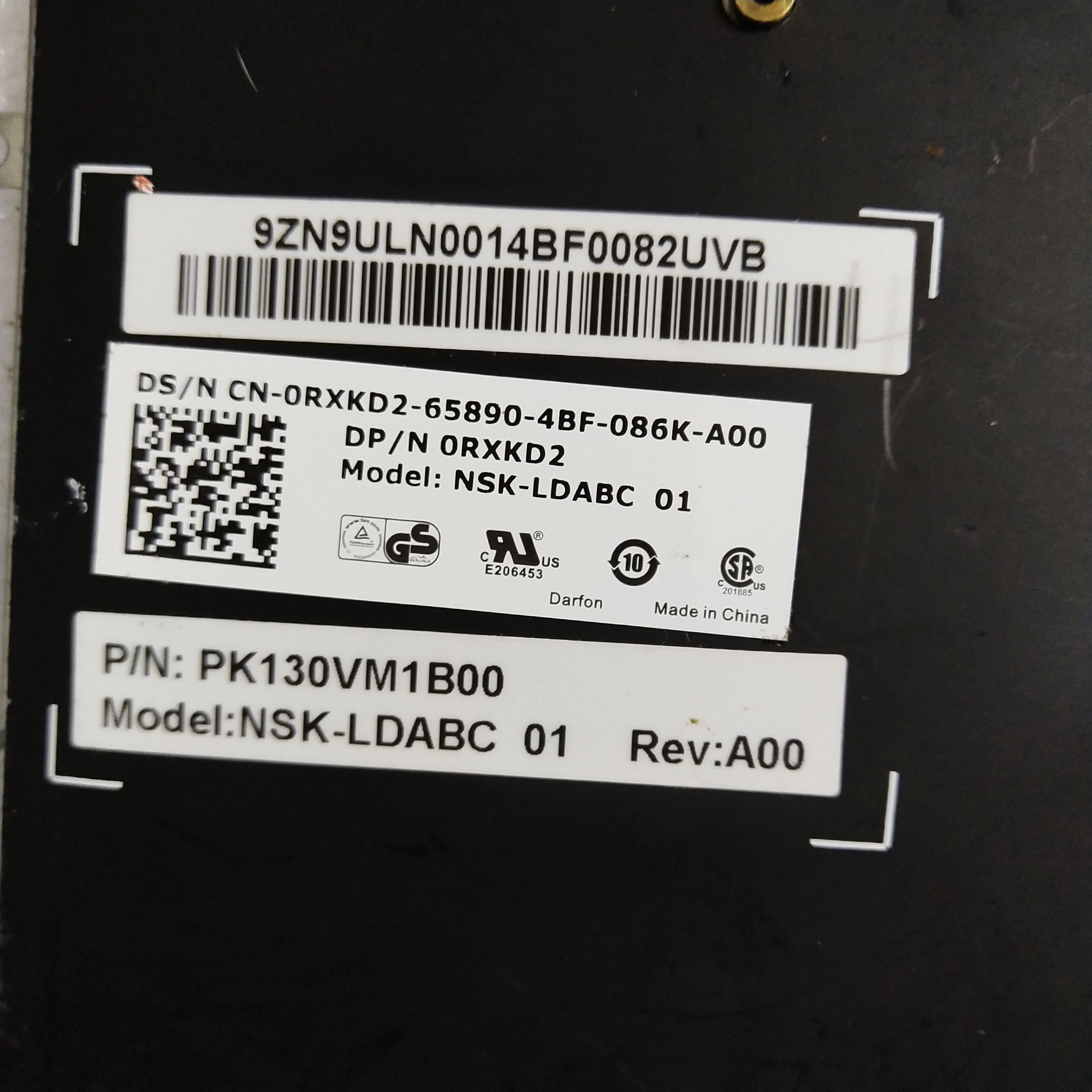 Genuine Dell Latitude 12 7000 E7240 E7440 Backlit Keyboard RXKD2 CN-0RXKD2