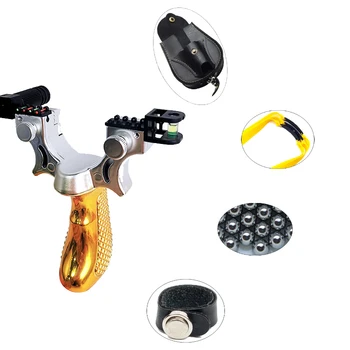 

High Precision Flat Leather Slingshot Catapult Outdoor Hunting Shooting Professional Slingshot Traditional Sling Shot