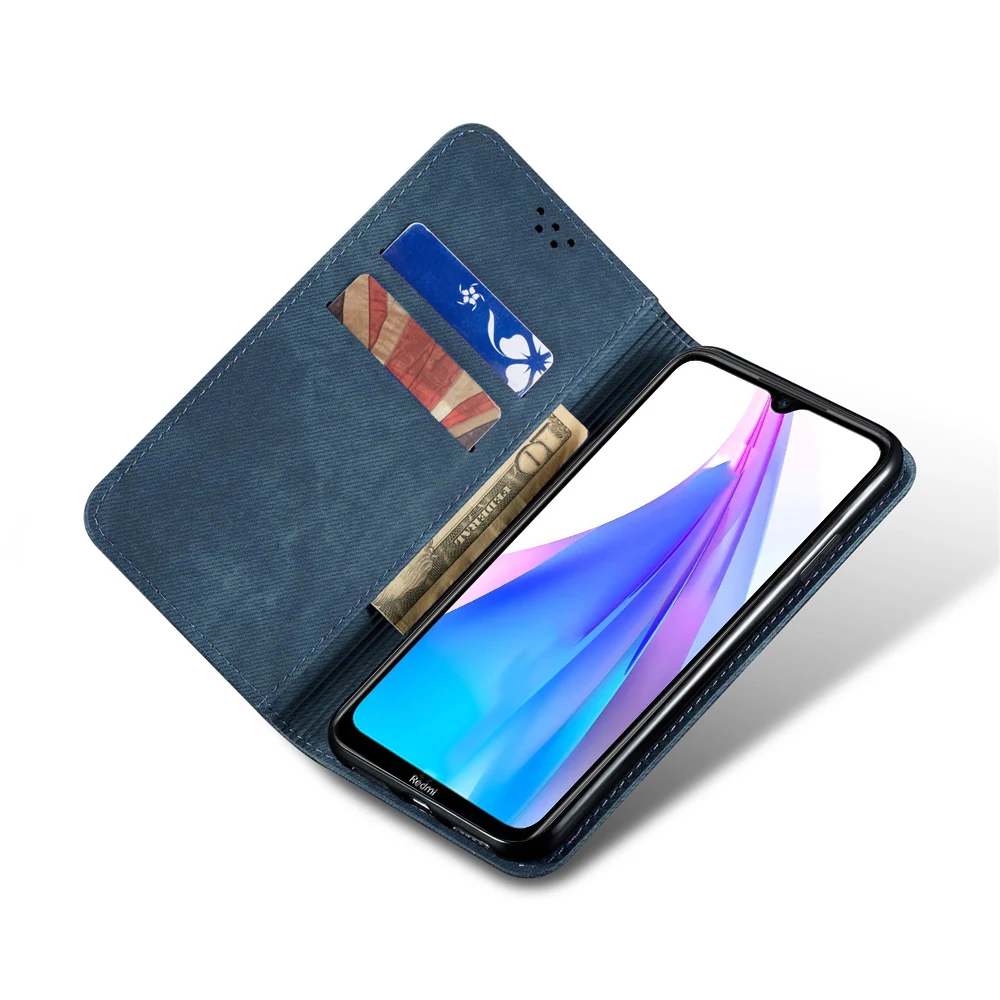 Чехол-бумажник из искусственной кожи для Xiaomi Redmi Note 8 T, ретро ковбойский Повседневный защитный чехол для телефона с отделениями для карт, чехол Fundas