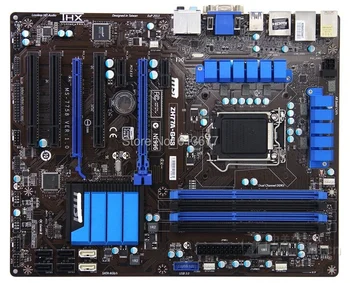 Placa base de escritorio original, usada para MS ZH77A-G43, DDR3, LGA 1155, I3, I5, I7, CPU, 32GB, H77, PC