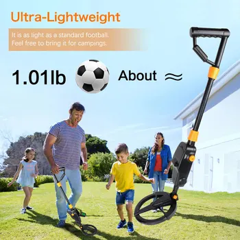 

Metal Detector Underground Handheld Metal Detector Gold Digger Search Treasure Hunter Tracker Seeker Search Coil for Kid MD1008A