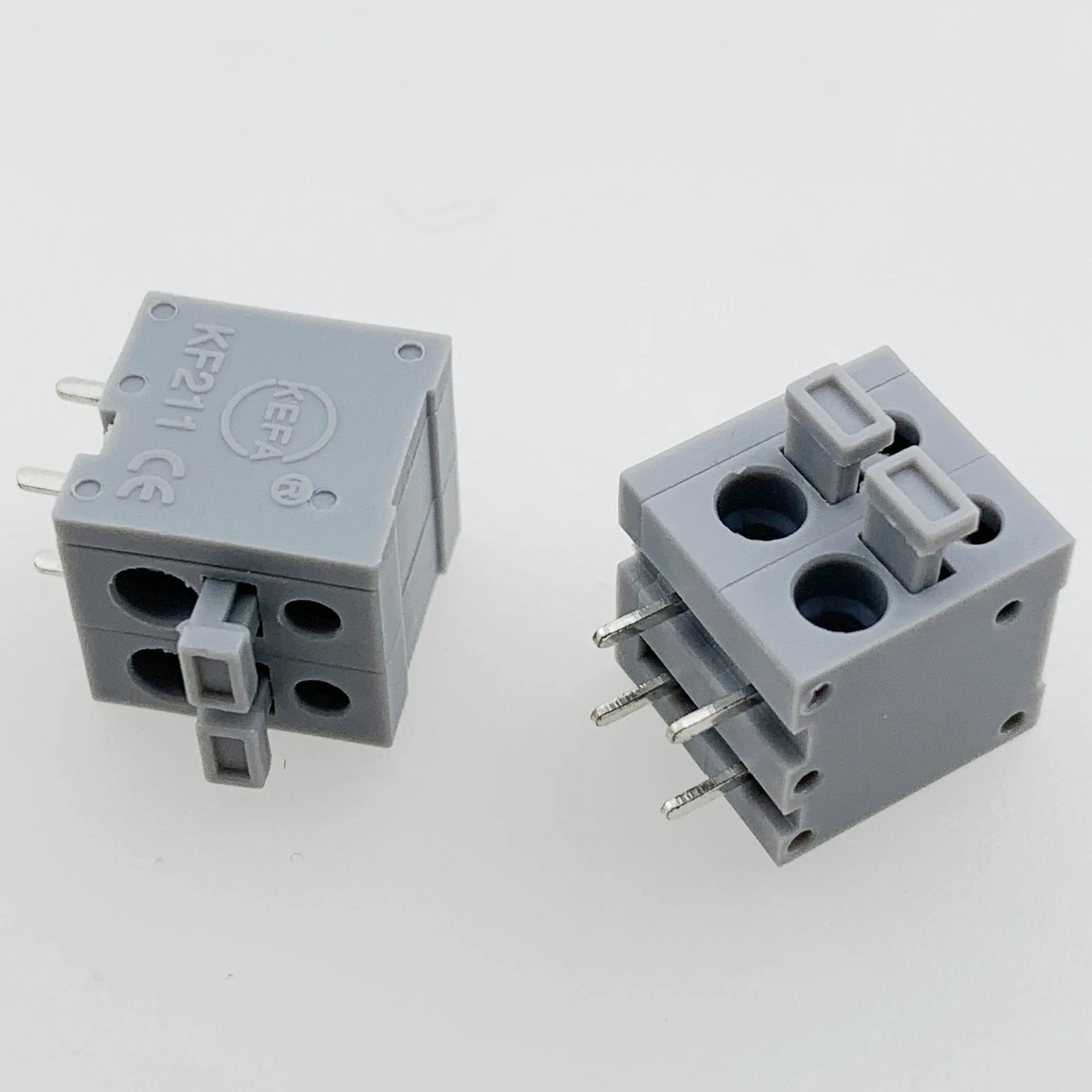 KF211R 5,0 2P 3P PCB Пружинные клеммные блоки DG211R 5,0 мм 2PIN~ 12PIN Феникс контакт DEGSON KEFA YANNIU