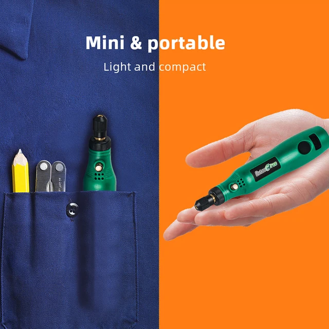 Mini Wireless Drill Electric Carving Pen Variable Speed USB Cordless Drill Rotary Tools Kit Engraver Pen