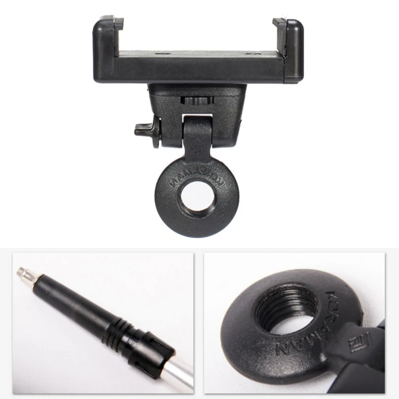 

Phone Mount Holder Smartphone Bracket Adapter Clip Extension Pole Phone Clip Trekking Pole Camera Clamp Bluetooth Remote Shutter