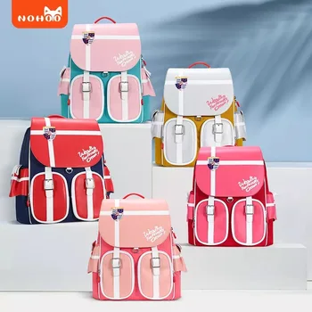 

Nohoo Children Backpack School Primary Orthopedic School Bags For Girls Polyester Large Capacity Kids Bag 6-12 Years old Bagpack