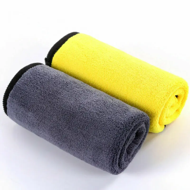 2020 Microfiber Cleaning Cloth Towel Rag Car Polishing No Scratch Auto Detailing Solid Cleaning Cloths