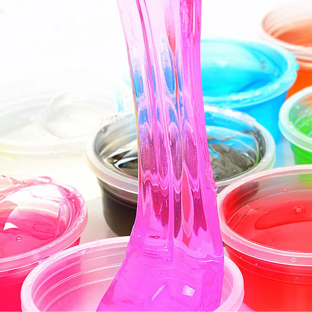 New Arrival Clay Slime Diy Crystal Mud Play Transparent Magic Plasticine Random Color Kid Toys Squishy Juguetes Brinquedos | Игрушки и