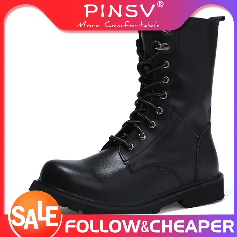 mens black cowboy work boots