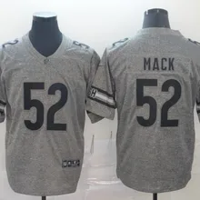 Все сшитые Чикаго Новые качественные мужские медведи Khalil Mack Джерси