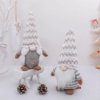 

New Year Handmade Christmas Gnome Swedish Figurines Holiday Decoration Gifts
